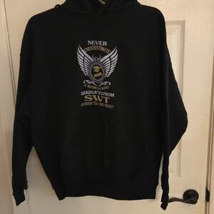 SWT Gildan Black Graphic Hoodie